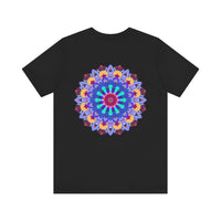 Beautiful Mandala Peace & Harmony T-Shirt featuring intricate spiritual art designs in vibrant colors