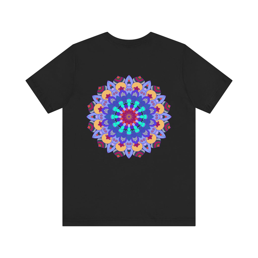 Beautiful Mandala Peace & Harmony T-Shirt featuring intricate spiritual art designs in vibrant colors