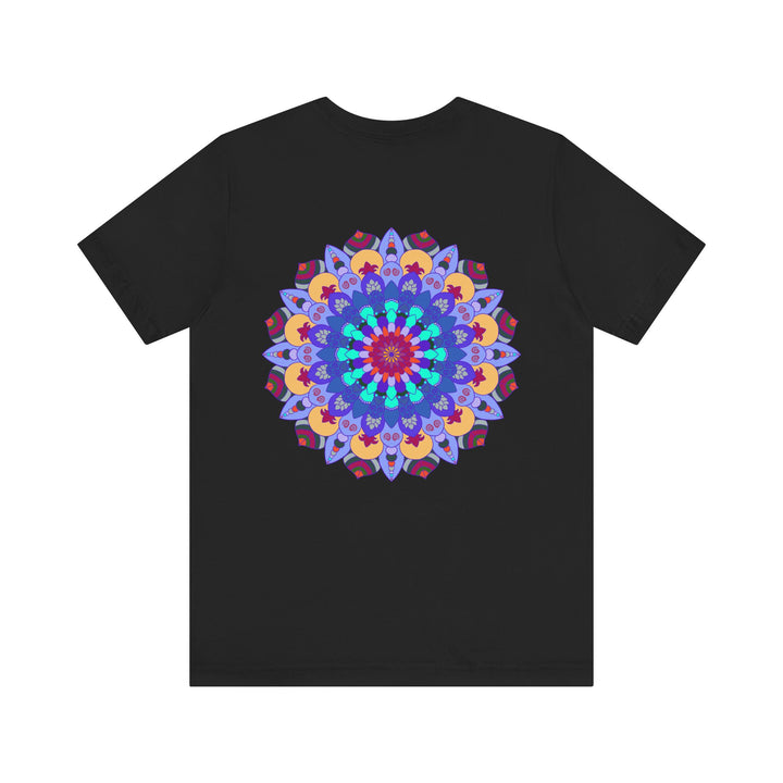 Beautiful Mandala Peace & Harmony T-Shirt featuring intricate spiritual art designs in vibrant colors