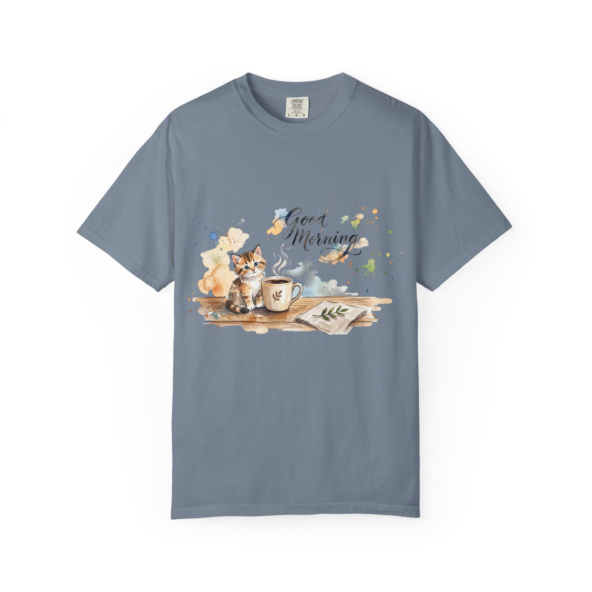 Good Morning Cat T-Shirt | Ultra-Soft Cotton Graphic Tee