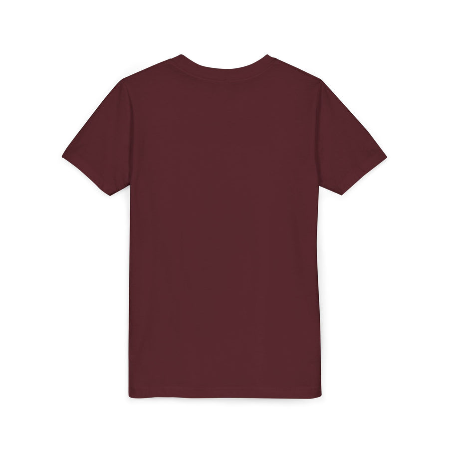 Youth Tee - Cartoon Sheeps Hugging Heart, Cute and Lovely Design