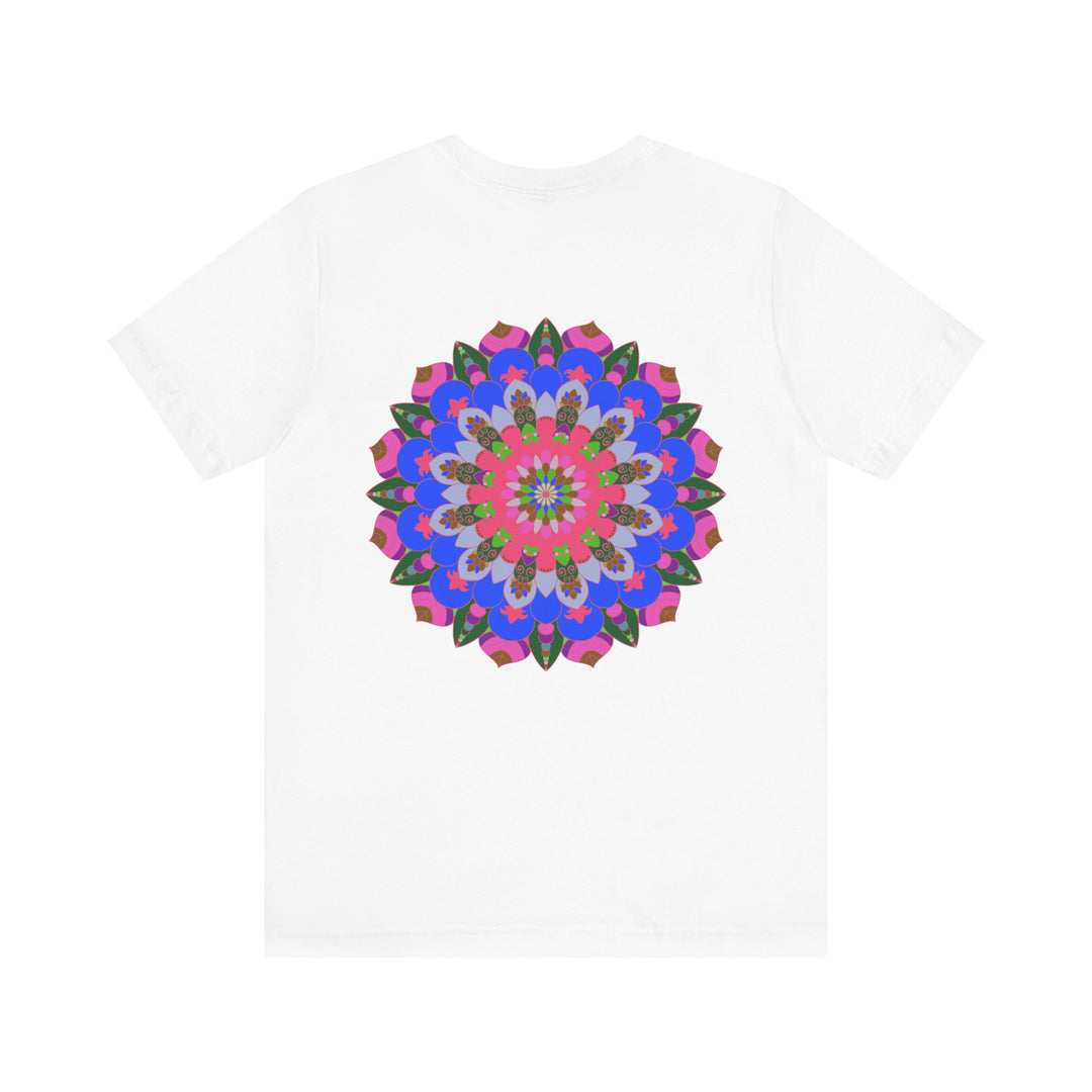 Beautiful Vibrant Mandala Tee with Intricate Spiritual Design Symbolizing Peace and Harmony