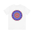 Beautiful Vibrant Mandala Tee with Intricate Spiritual Design Symbolizing Peace and Harmony