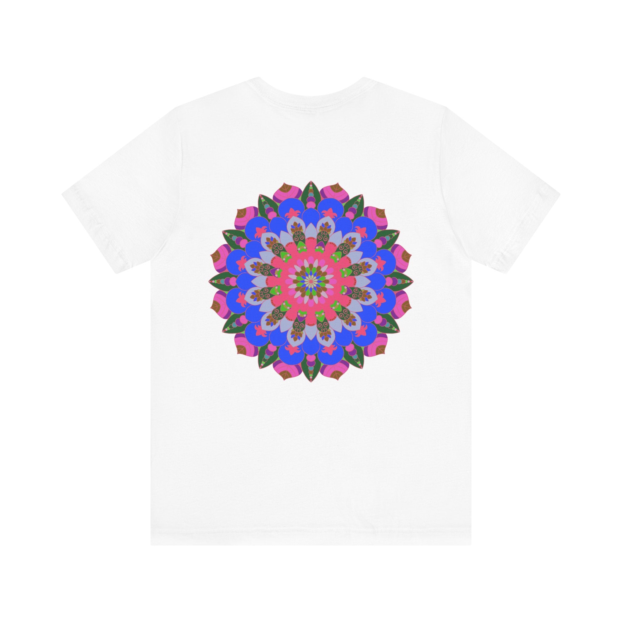 Beautiful Vibrant Mandala Tee with Intricate Spiritual Design Symbolizing Peace and Harmony