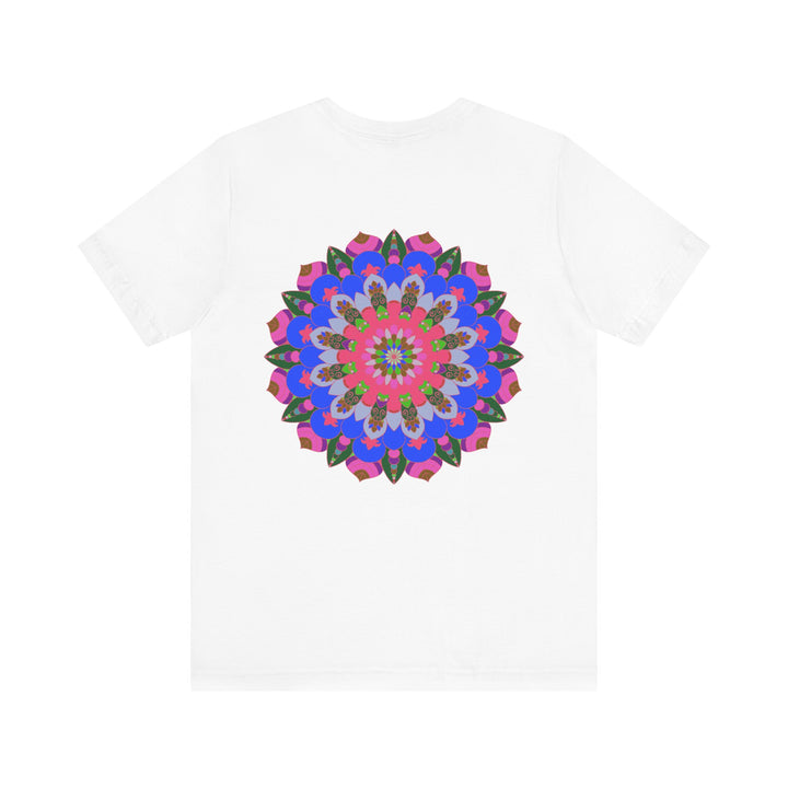 Beautiful Vibrant Mandala Tee with Intricate Spiritual Design Symbolizing Peace and Harmony