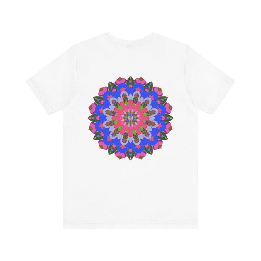 Beautiful Vibrant Mandala Tee with Intricate Spiritual Design Symbolizing Peace and Harmony