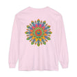 Colorful and intricate mandala design long sleeve t-shirt for men and women