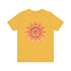 Vibrant Mandala Tee featuring intricate spiritual design for peace and harmony