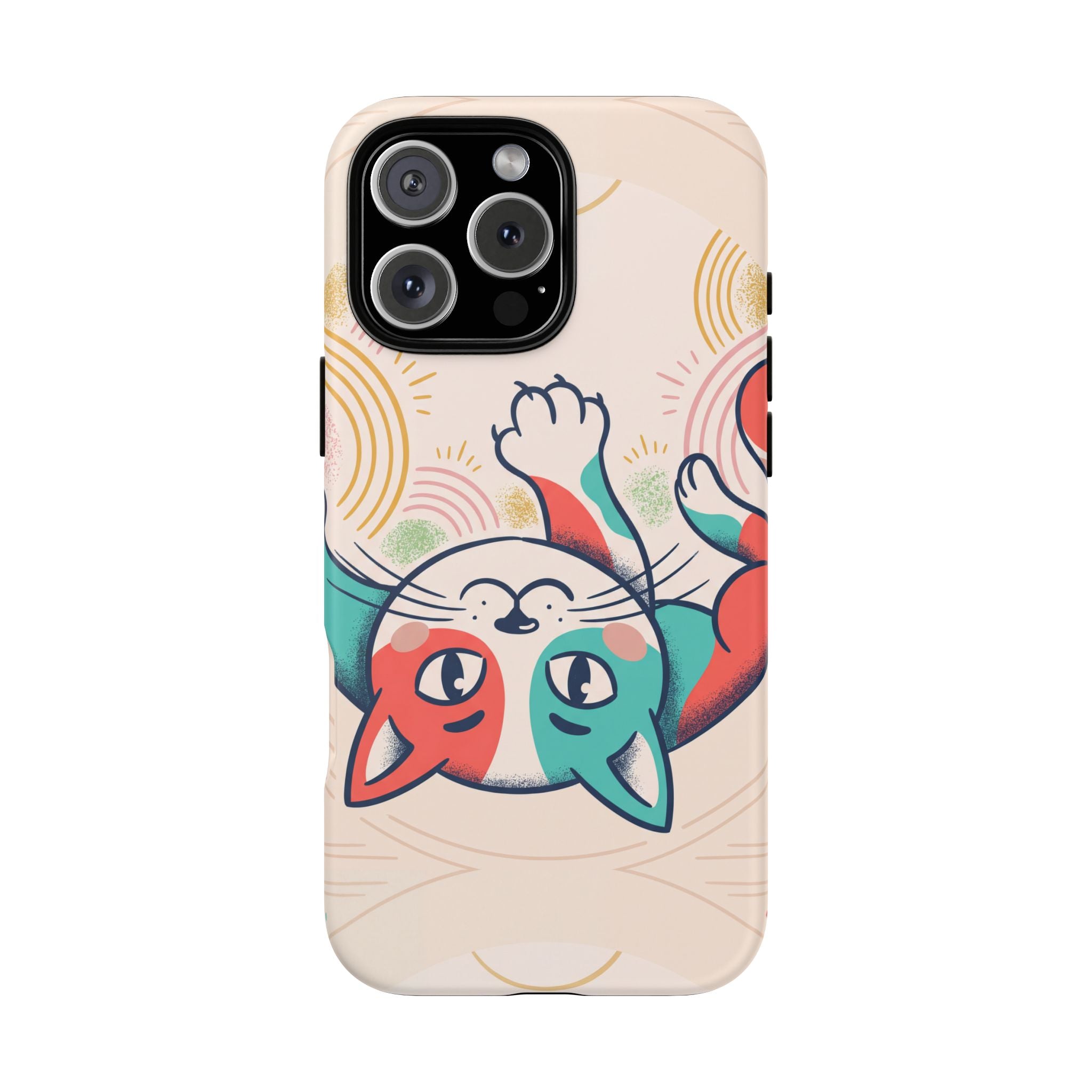 Phone Case — Cute Retro Calico Cat Protective Cover