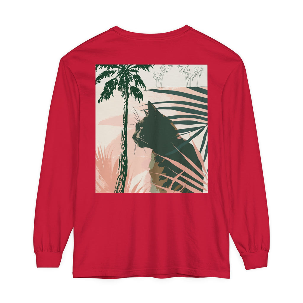 Black Cat Jungle Long Sleeve T-Shirt for zoo visits alt text 33