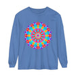 Colorful Mandala Unisex Long Sleeve T-Shirt with vibrant and intricate design
