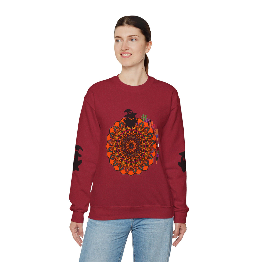 Unisex heavy blend crewneck sweatshirt featuring cute ghosts for Halloween