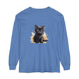 Black Kitten Watercolor Splash T-Shirt with adorable kitten design and vibrant watercolor splash print, perfect for cat lovers and animal enthusiasts