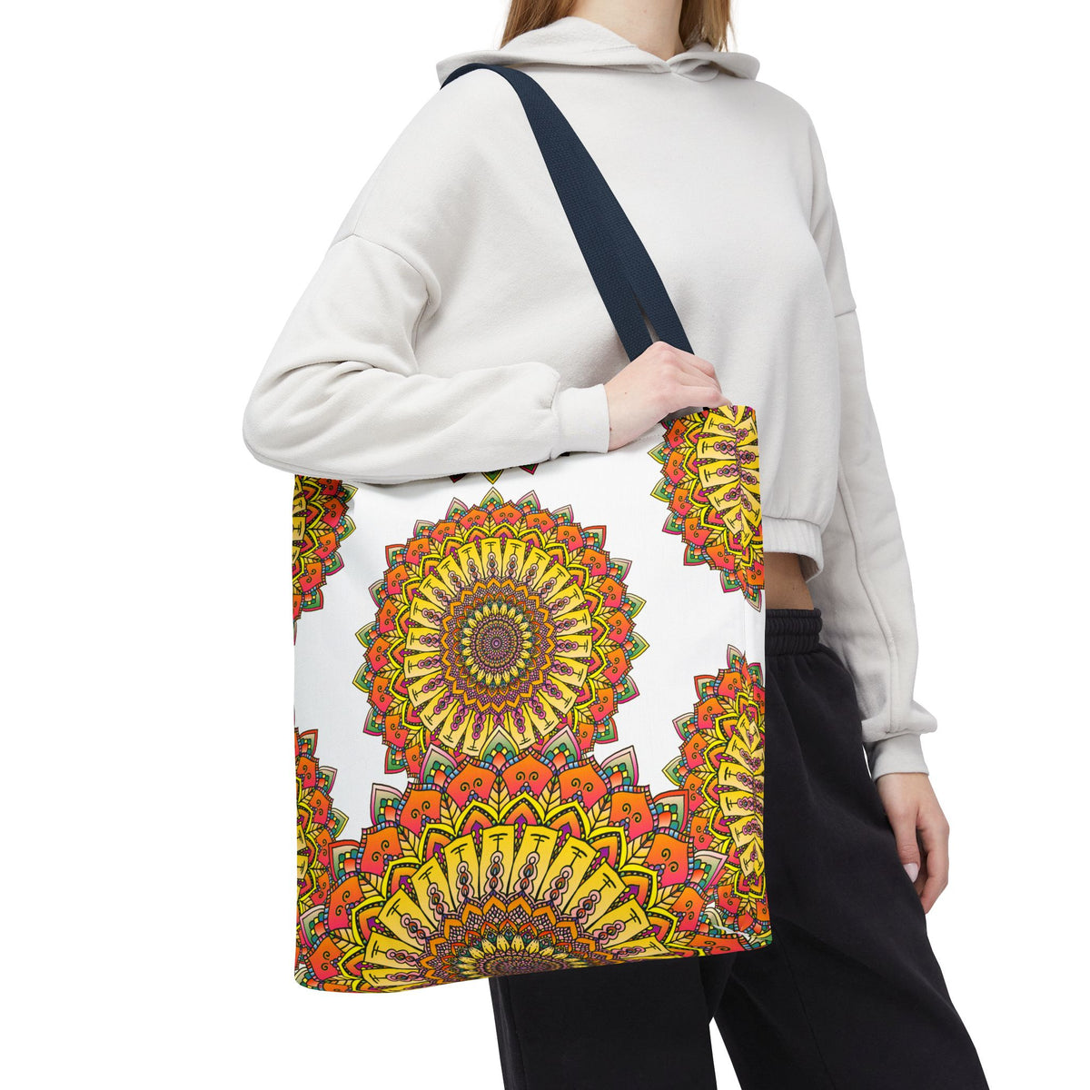 Solar Mandala Tote Bag