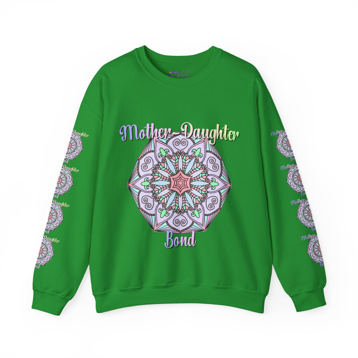 Mother-Daughter Mandala Sweatshirt Celebrating Unique Connections