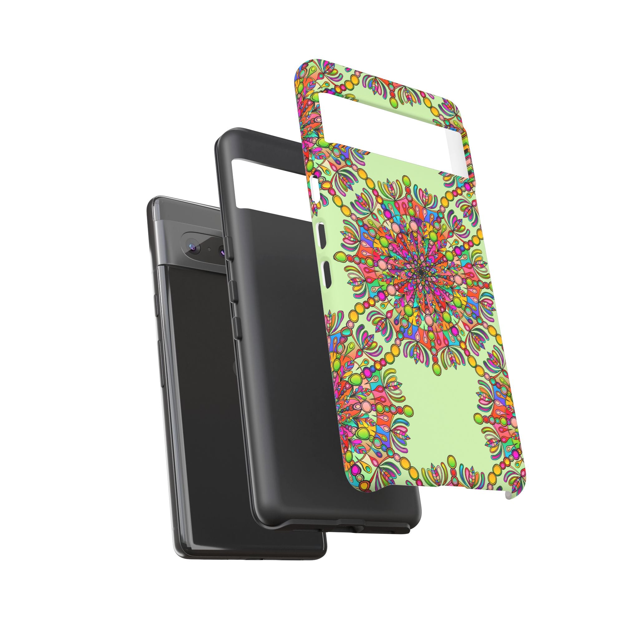 Vibrant Mandala iPhone & Google Pixel Case | Tough Cases