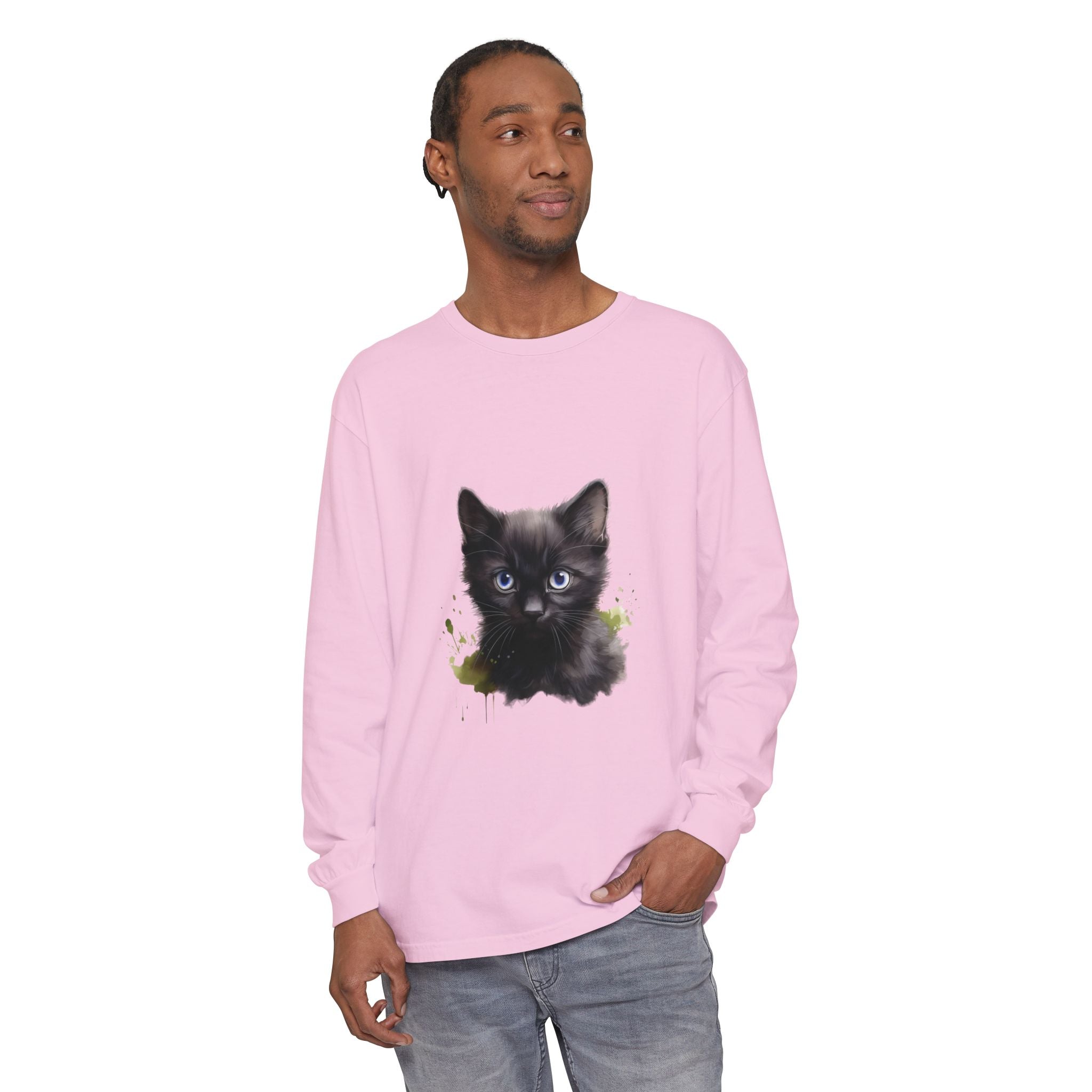 Full Sleeve Tee | Mystic Black Cat