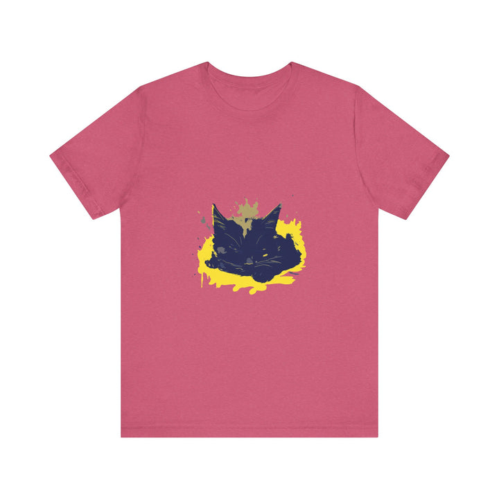 Black Cat Mystery - Street Art T-Shirt featuring a captivating feline design