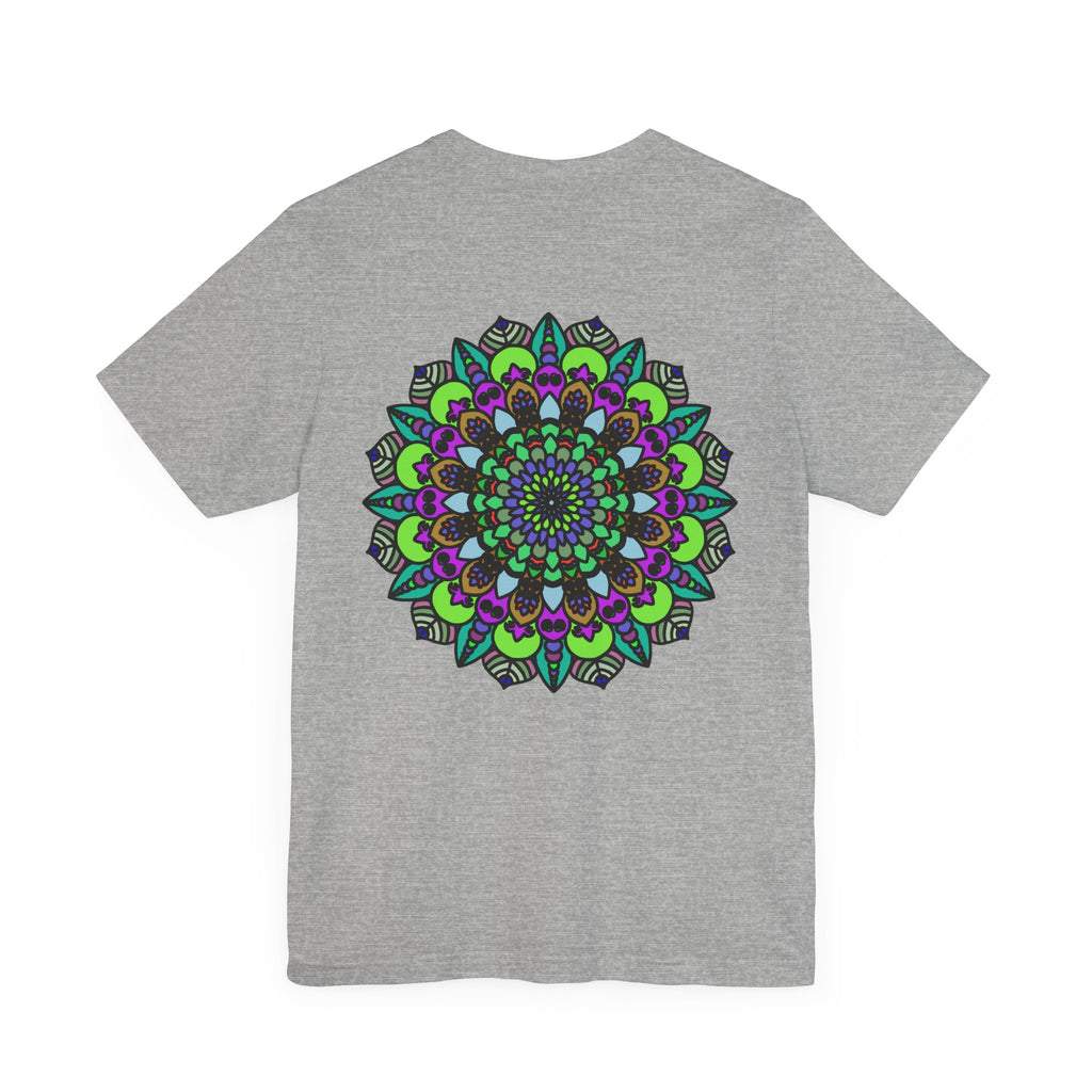 Beautiful Mandala Peace Tee featuring spiritual symbols for inner harmony and tranquility