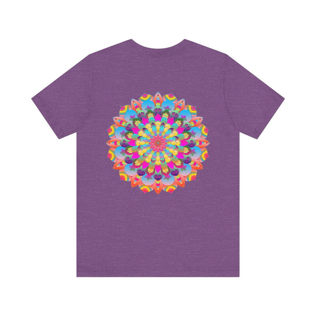 Vibrant Mandala Tee with Unique Spiritual Designs for Peaceful Vibes