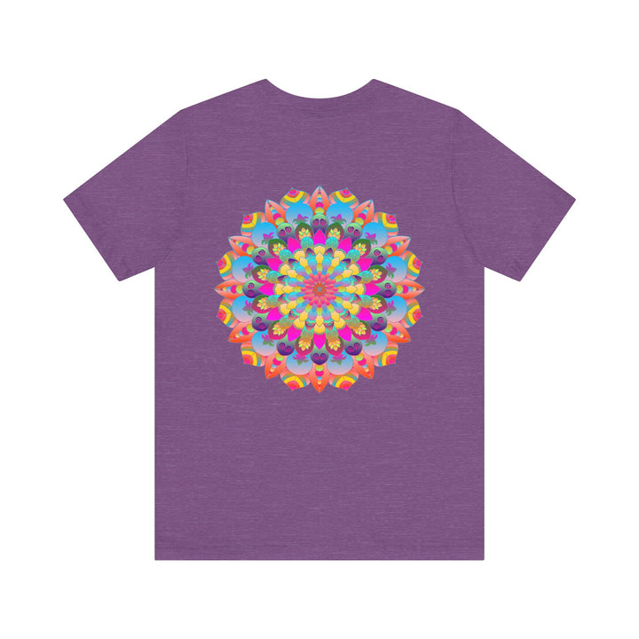 Vibrant Mandala Tee with Unique Spiritual Designs for Peaceful Vibes