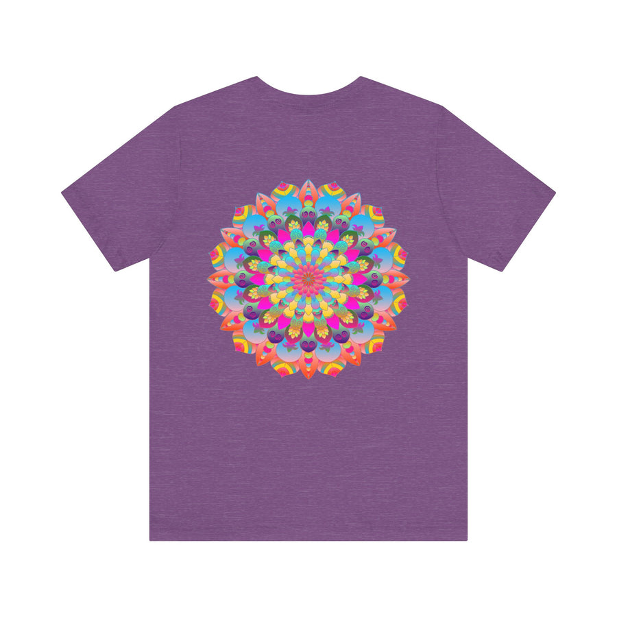 Vibrant Mandala Tee with Unique Spiritual Designs for Peaceful Vibes