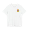 Vibrant Mandala Tee with intricate spiritual design, promoting peace and harmony