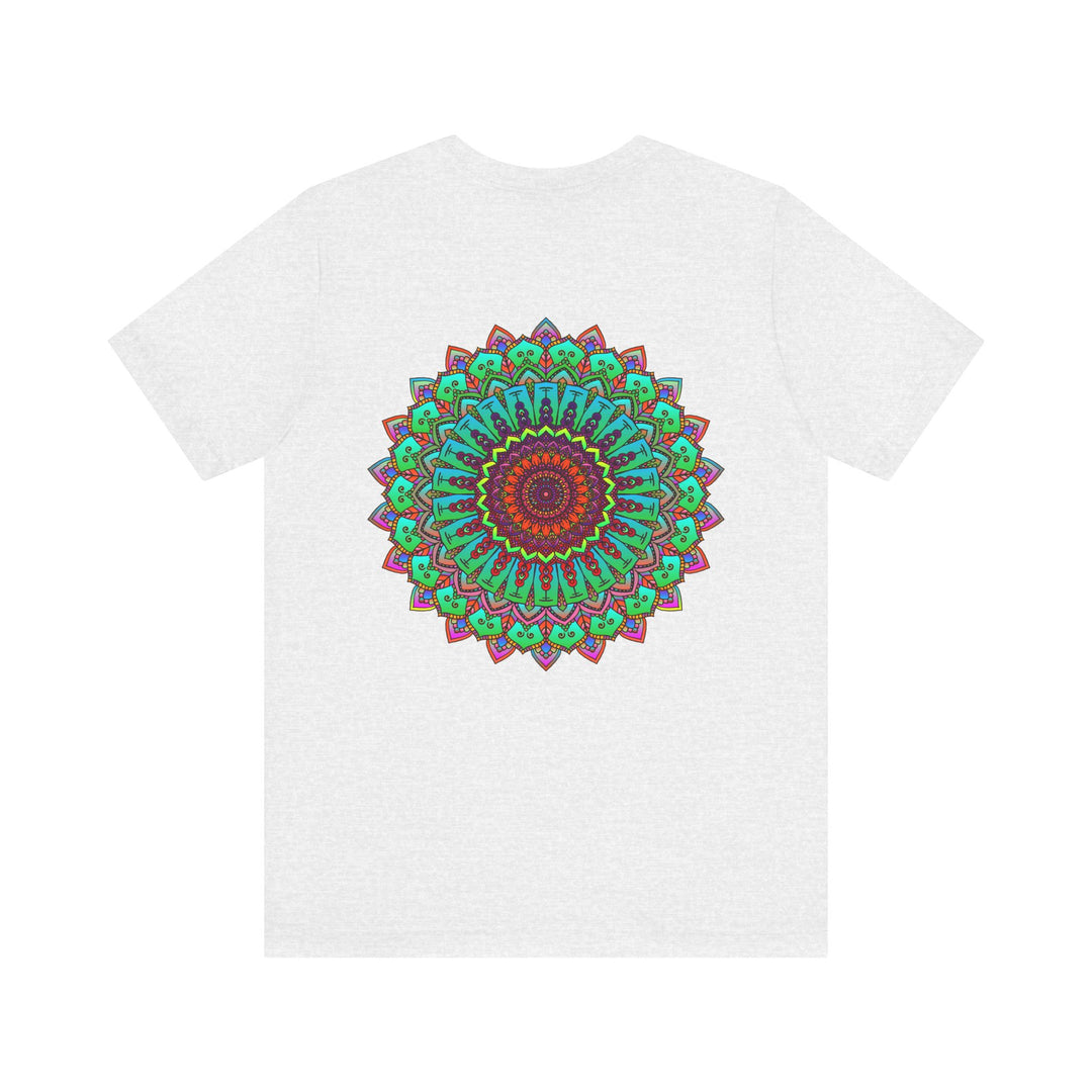 Vibrant Mandala Tee featuring intricate design for Spiritual Peace & Harmony