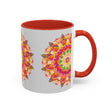 Colorful mandala art representing peace and tranquility