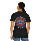Mandala Art T-Shirt in Bold Colors for Creative Expression