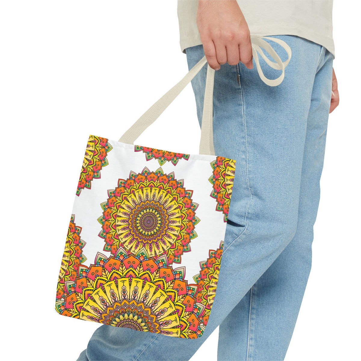 Solar Mandala Tote Bag