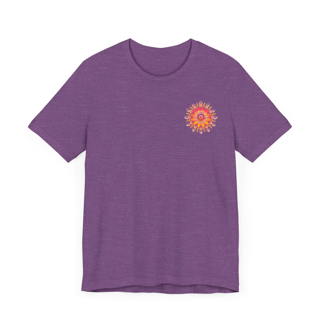 Elegant Mandala Tee promoting peace, harmony, and spiritual well-being