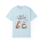 Good Morning Cat Coffee T-Shirt