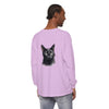 Black Cat Watercolor Unisex Long Sleeve T-Shirt - Stylish and versatile