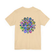 Beautiful Vibrant Mandala Tee - Spiritual Peace & Harmony shirt with intricate mandala pattern