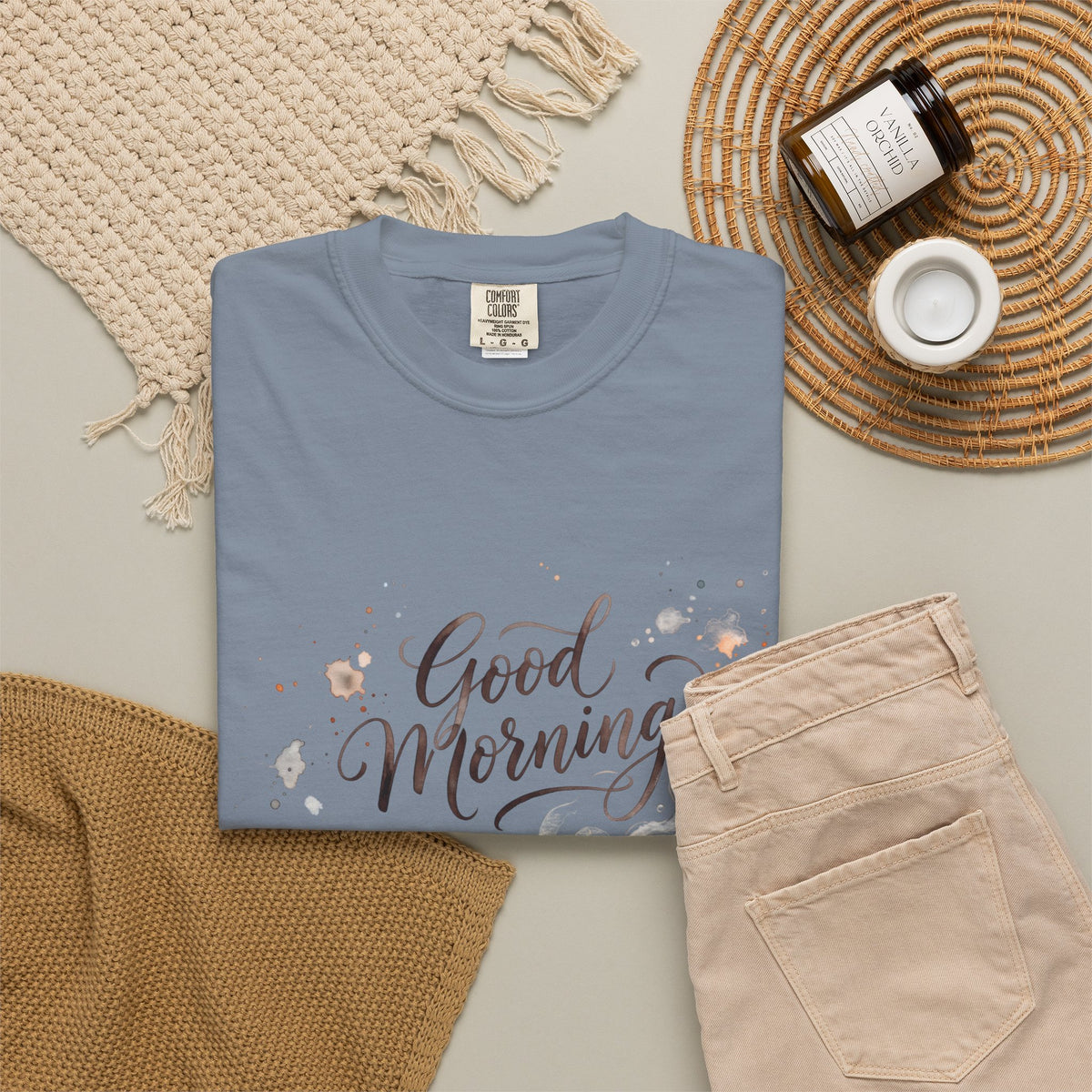 Good Morning Cat Coffee T-Shirt