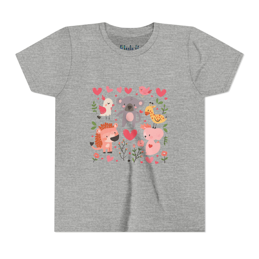 Adorable Animal Love Youth Tee, Cute Kids Shirt, Animal Graphic Tee, Children's Gift, Birthday or Holiday Outfit