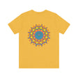 Vibrant Mandala T-Shirt featuring intricate designs symbolizing peace and harmony