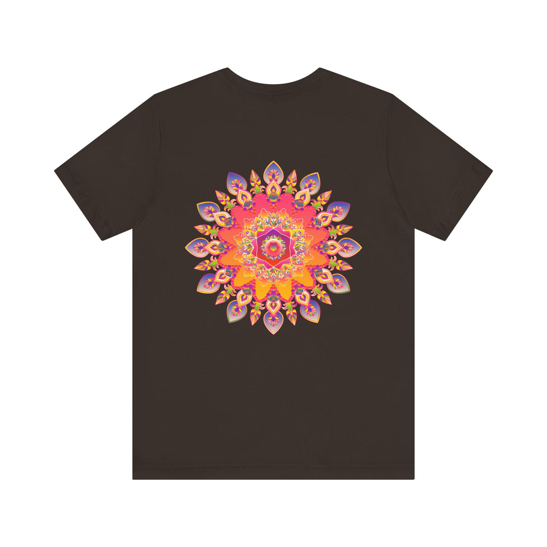 Beautiful and colorful Vibrant Mandala Tee representing spiritual peace and harmony