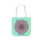 Mandala 'Love You Mom' Canvas Tote — Floral Mother's Day Gift Bag