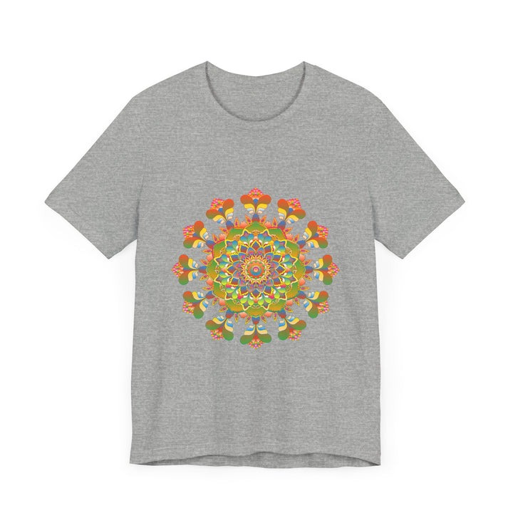 Vibrant Mandala Tee featuring a colorful and intricate design, perfect for adding a pop of color to any outfit