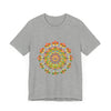 Vibrant Mandala Tee featuring a colorful and intricate design, perfect for adding a pop of color to any outfit