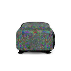 Mandala Pattern Backpack in Bold Hues for School and Travel