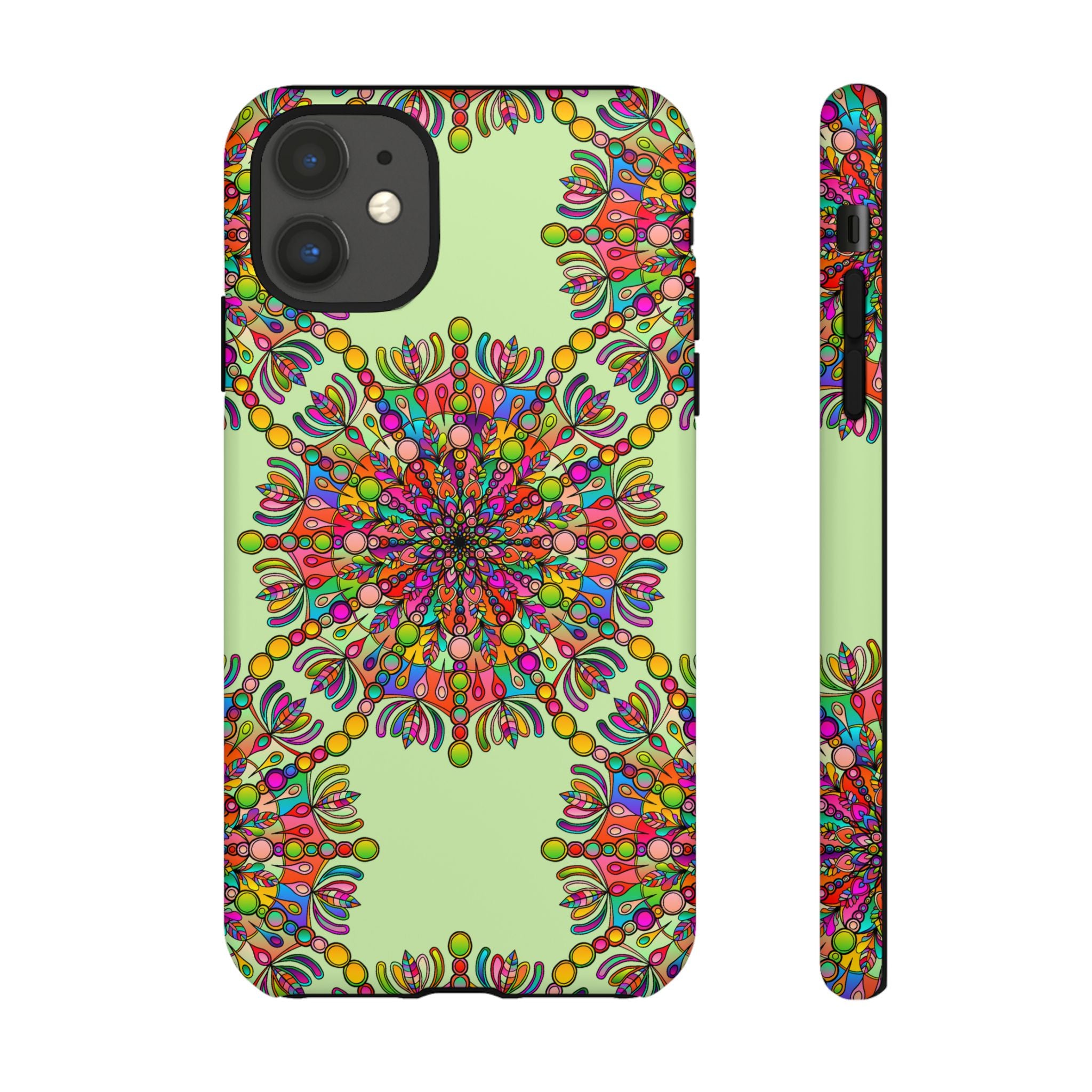 Vibrant Mandala iPhone & Google Pixel Case | Tough Cases