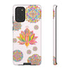 Light pink lotus flower mandala design phone case for elegant style