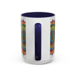 Colorful mandala art mug featuring spiritual designs and vibrant colors for a unique and enchanting drinking experience