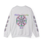 Felpa Girocollo Legame Madre-Figlia — Regalo di Famiglia Mandala Floreale