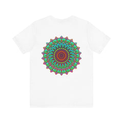 Beautiful and colorful Vibrant Mandala Tee promoting spiritual peace and harmony