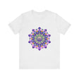 Vibrant Mandala Tee featuring intricate and colorful design, perfect for adding a pop of color to your wardrobe