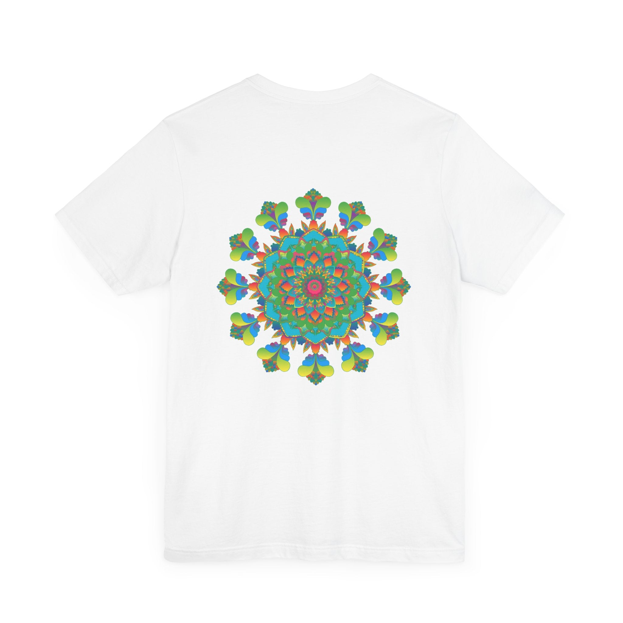 Colorful and intricate Psychedelic Mandala T-Shirt with Spiritual Vibes design